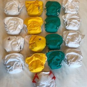 Cloth diapers 17 All in Ones - newborn lil joey's